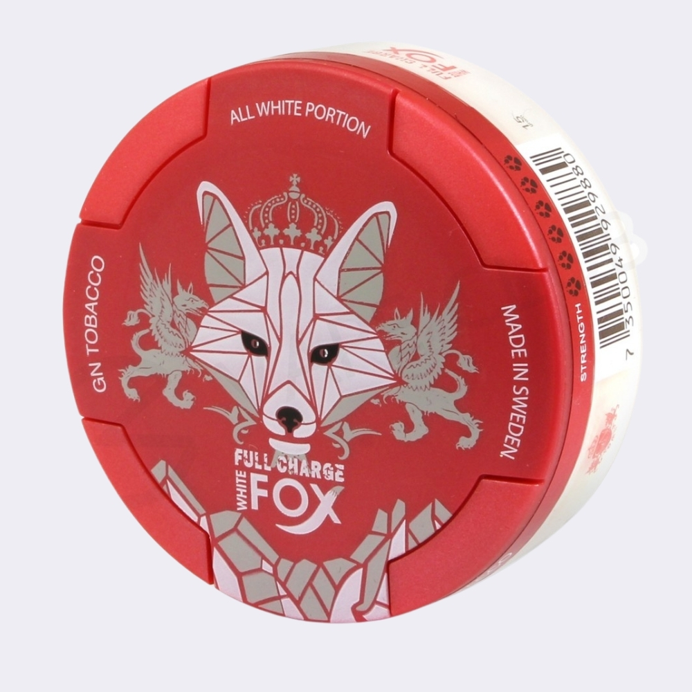 white fox full charge snus nicotine